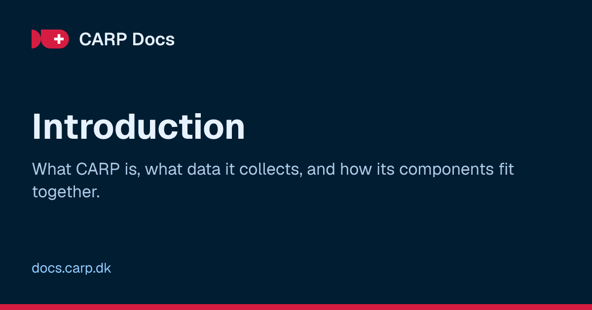 Introduction | CARP Docs