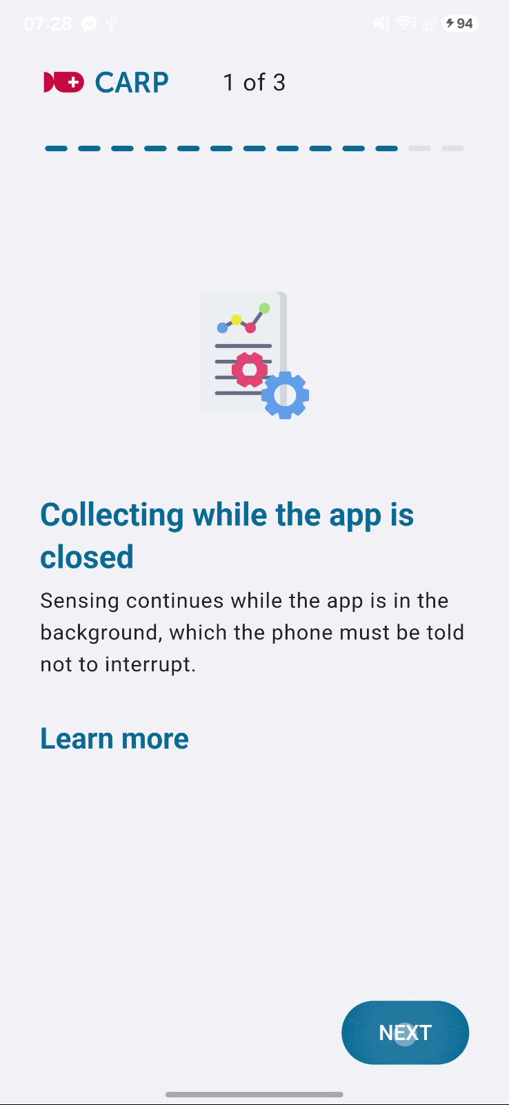 Collecting while the app is closed